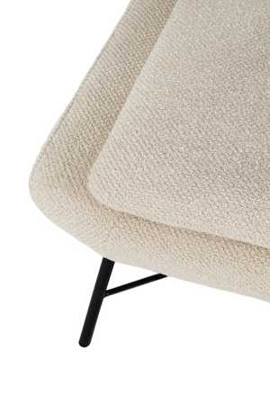   50's Inspired Upholstered Footstool | Oroa.com