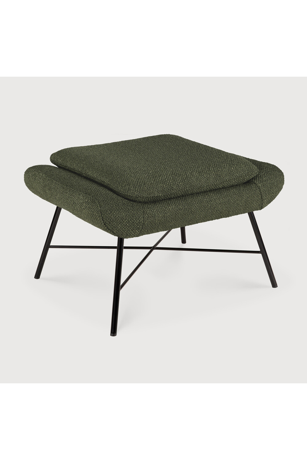   50's Inspired Upholstered Footstool | Oroa.com