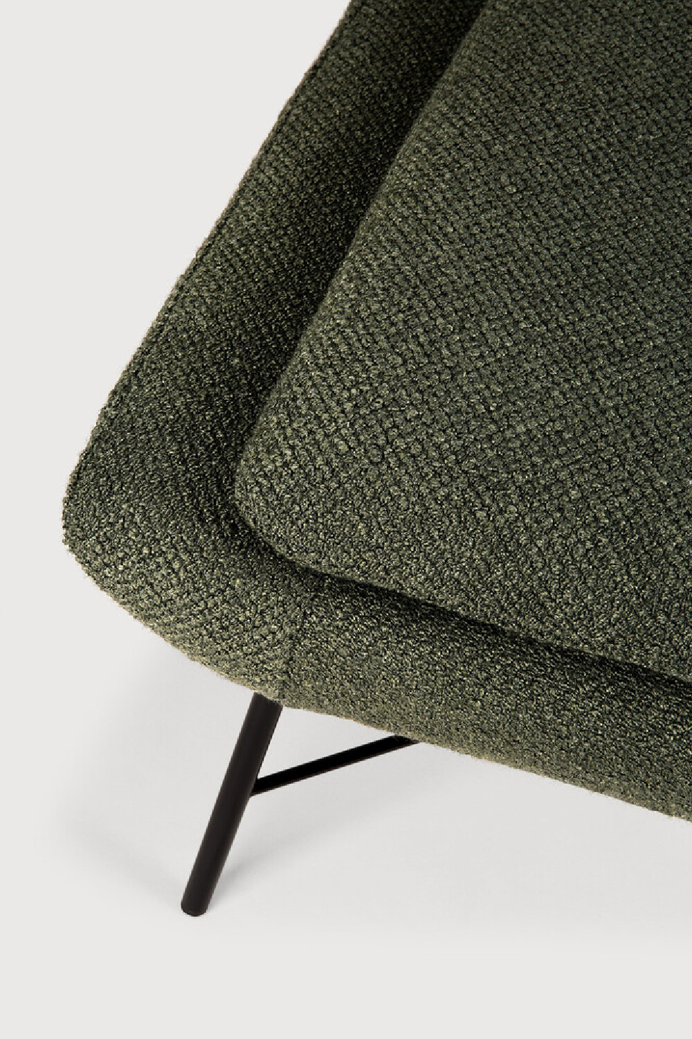   50's Inspired Upholstered Footstool | Oroa.com