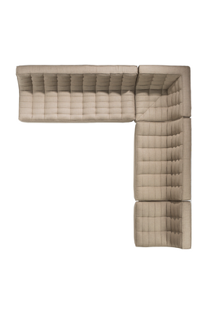   Curved Upholstered Sofa | Oroa.com