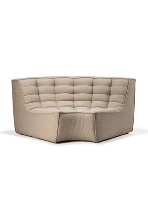   Curved Upholstered Sofa | Oroa.com