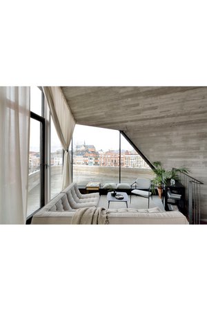   Curved Upholstered Sofa | Oroa.com