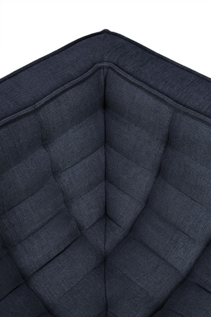   Graphite Fabric Upholstered Sofa | Oroa.com
