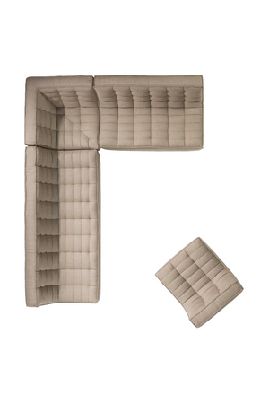   Curved Upholstered Sofa | Oroa.com