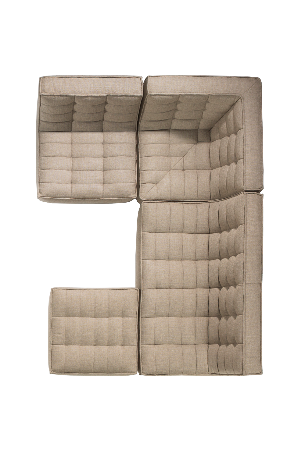   Curved Upholstered Sofa | Oroa.com