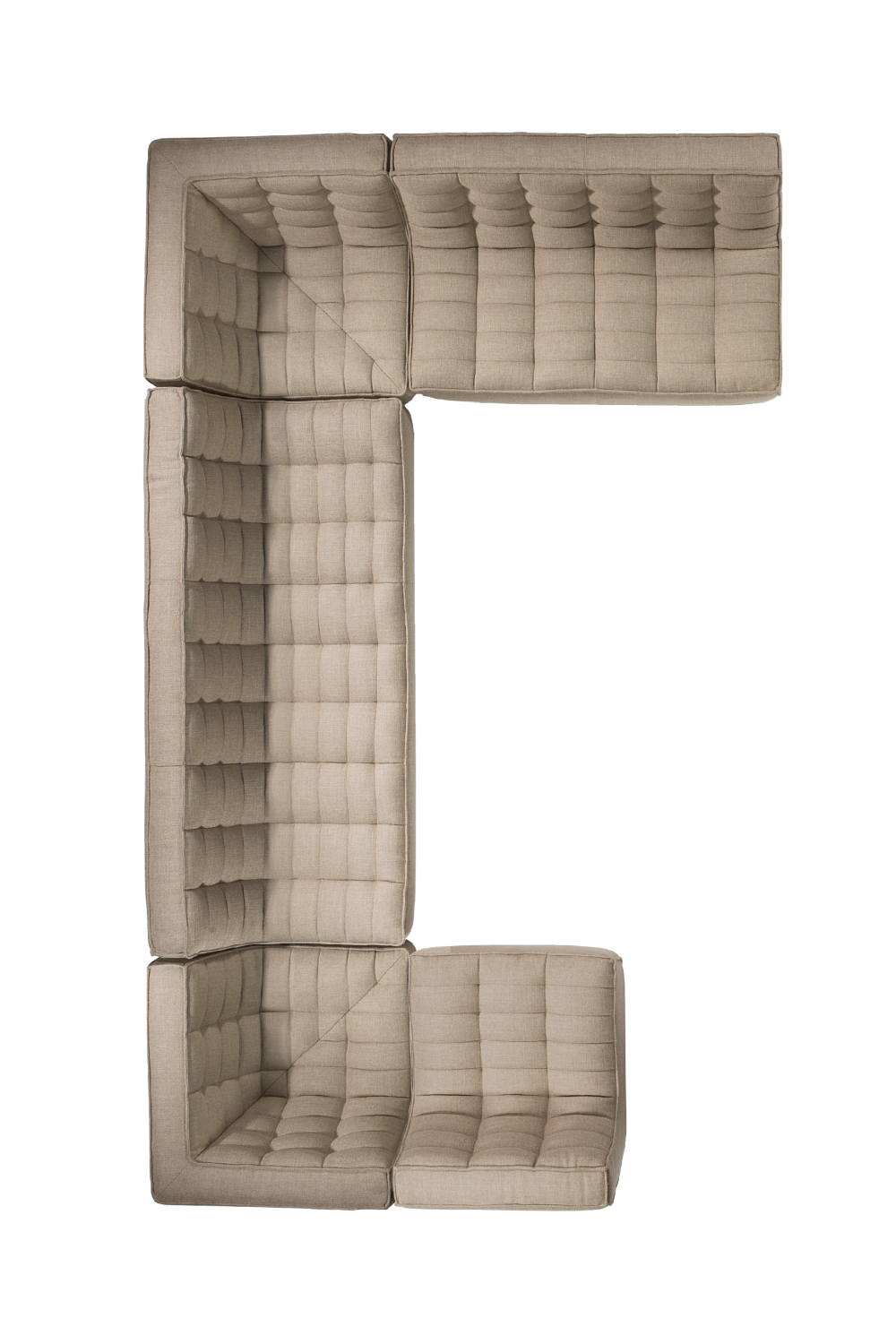   Curved Upholstered Sofa | Oroa.com