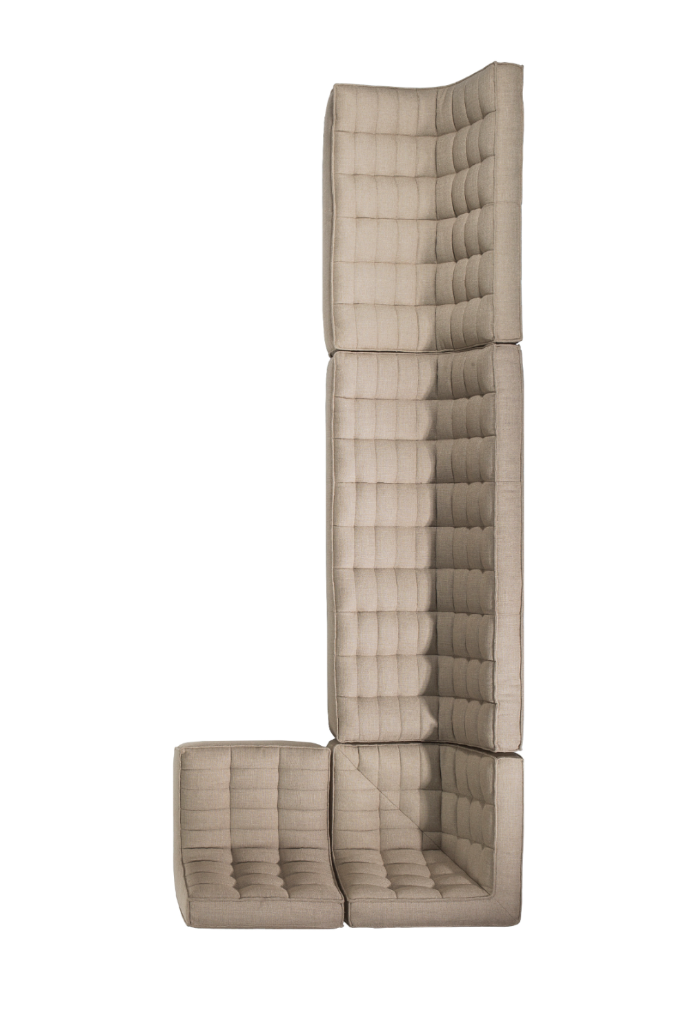   Curved Upholstered Sofa | Oroa.com