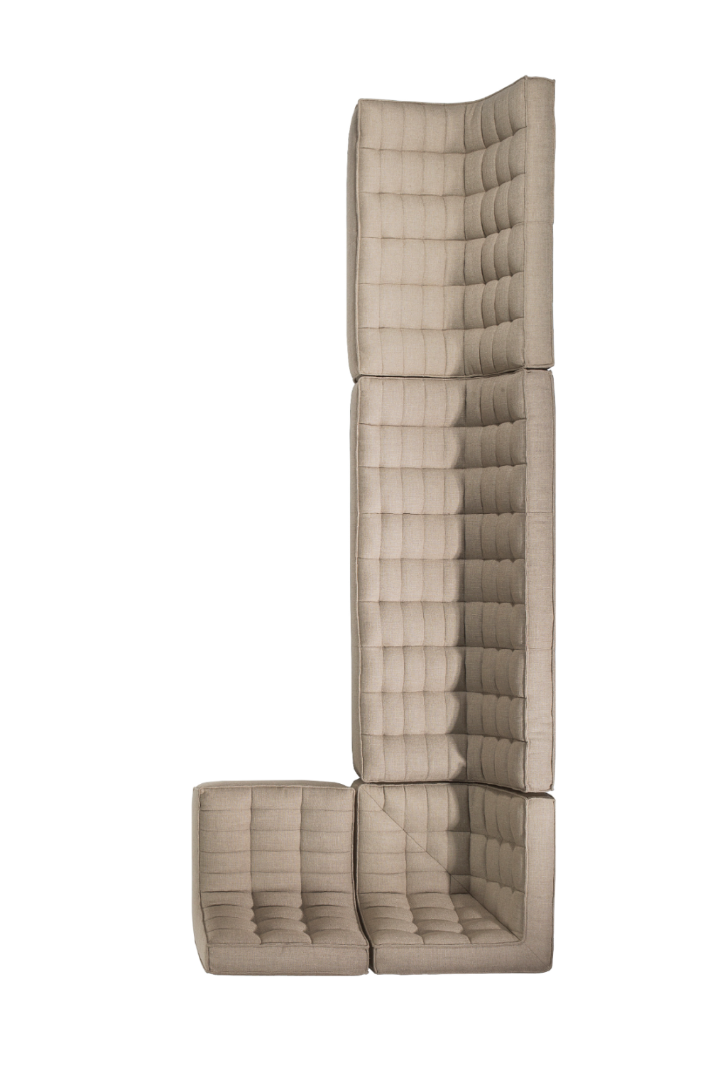   Curved Upholstered Sofa | Oroa.com