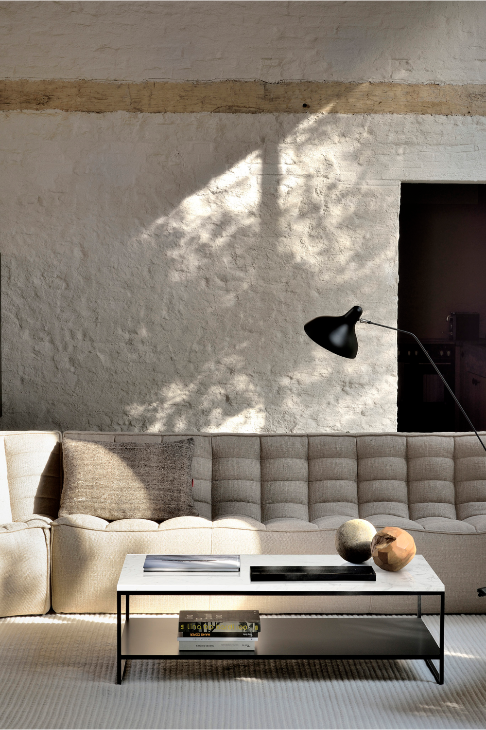   Curved Upholstered Sofa | Oroa.com