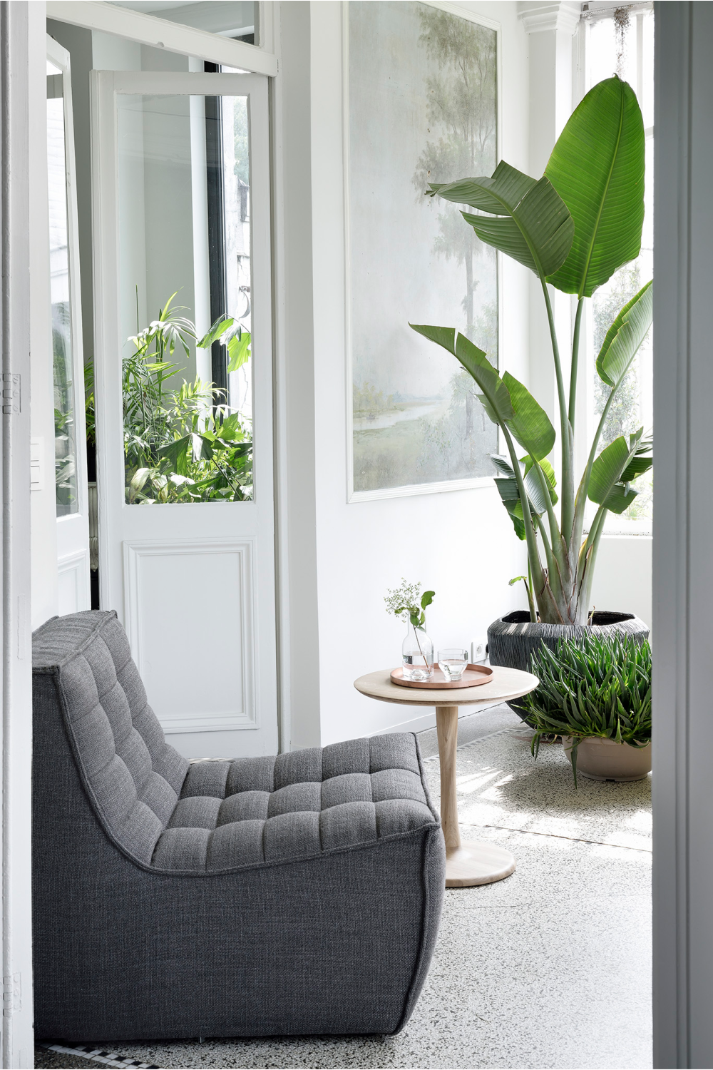   Dark Gray Modular Sofa | Oroa.com
