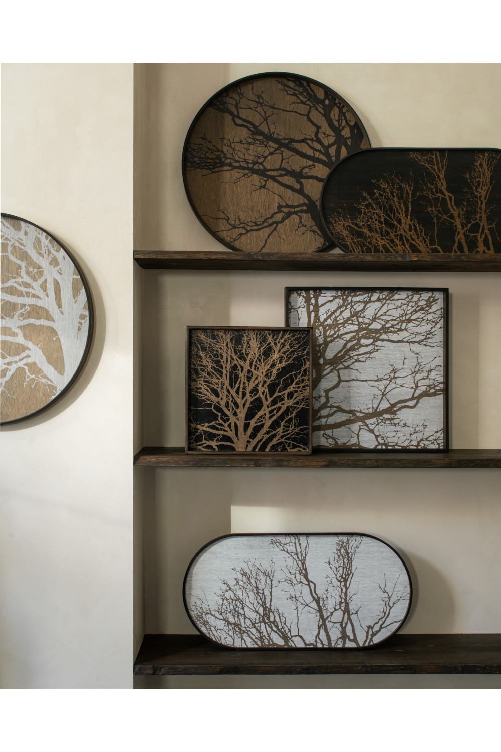   Wooden Round Tray | Oroa.com