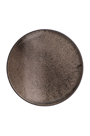   Aged Mirror Round Tray | Oroa.com