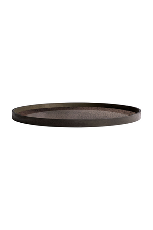   Aged Mirror Round Tray | Oroa.com