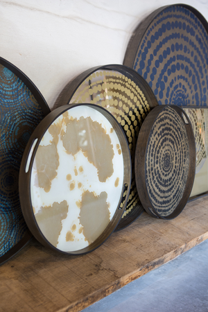   Round Glass Tray | Oroa.com