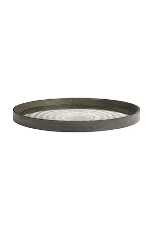   Printed Round Mirror Tray | Oroa.com