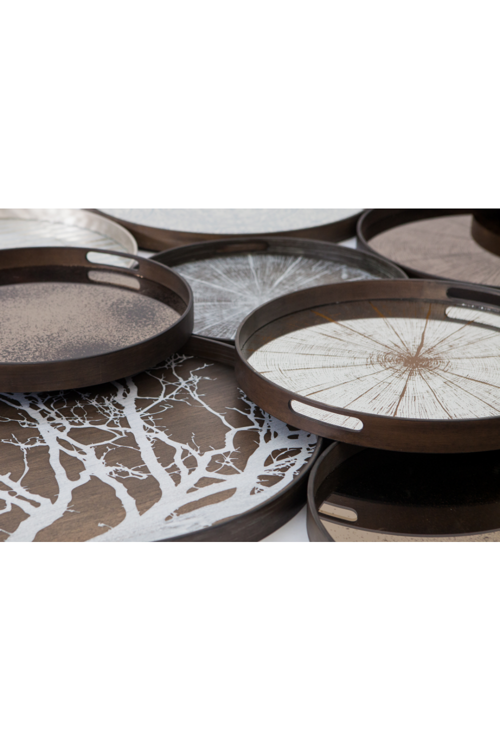   Mirror Round Tray | Oroa.com