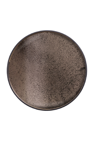   Aged Mirror Round Tray | Oroa.com