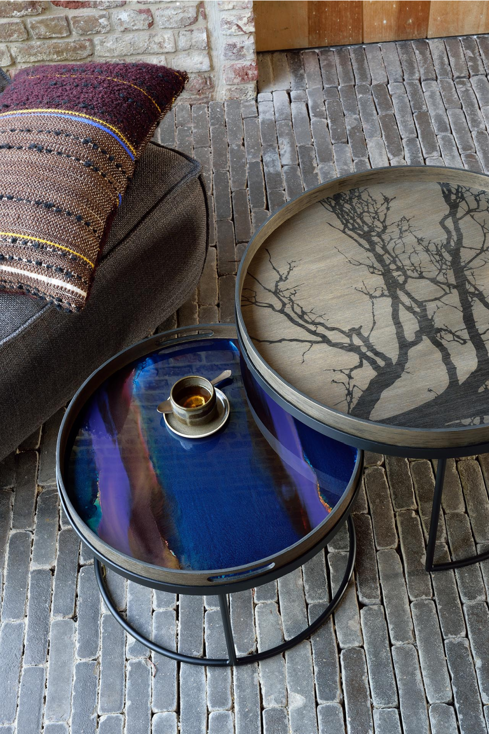   Wooden Round Tray | Oroa.com