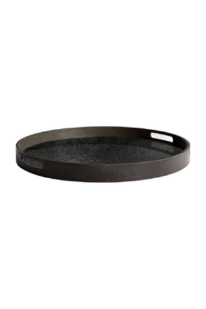   Aged Mirror Round Tray | Oroa.com
