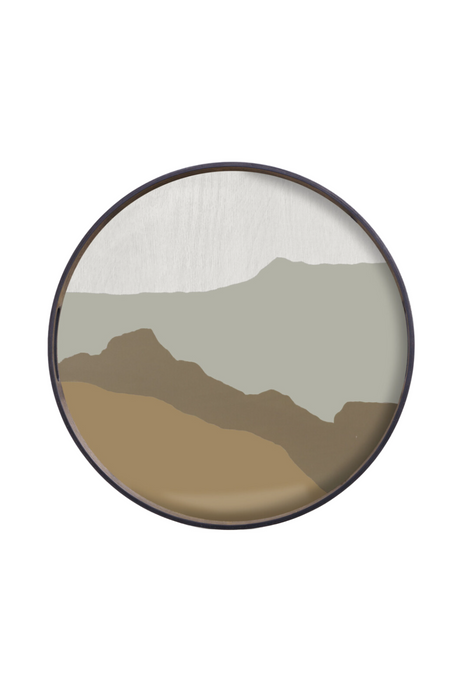   Wooden Rim Round Tray | Oroa.com