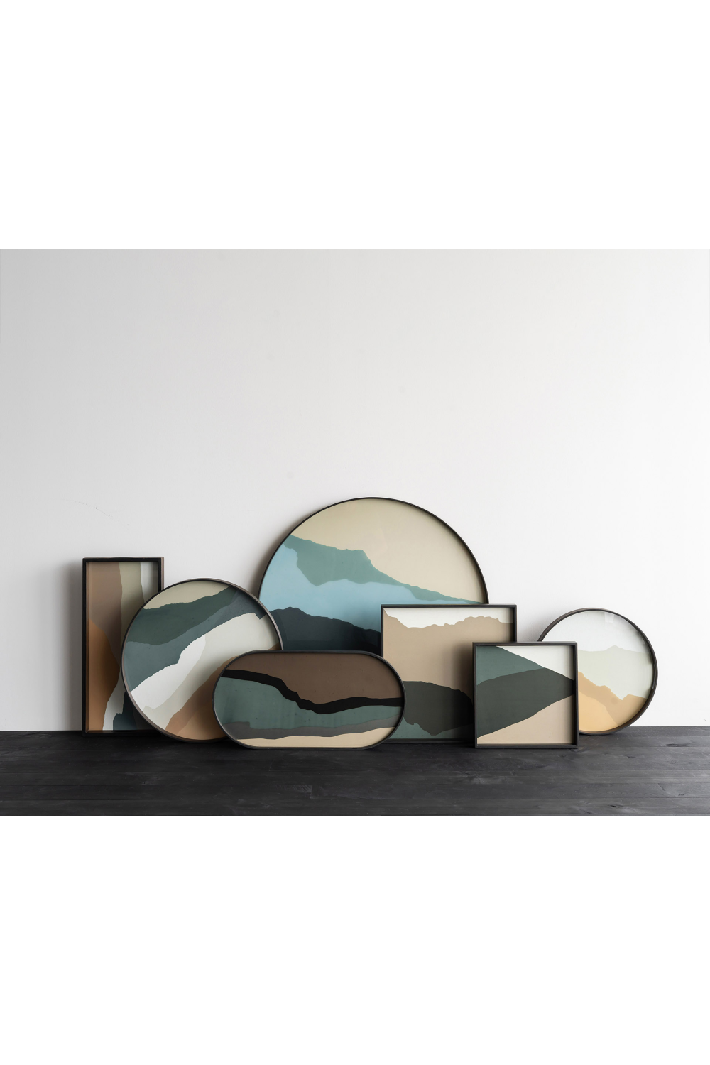   Wooden Rim Round Tray | Oroa.com