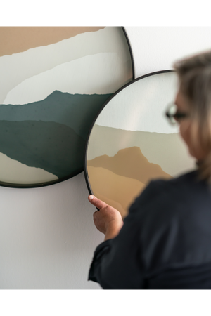   Wooden Rim Round Tray | Oroa.com