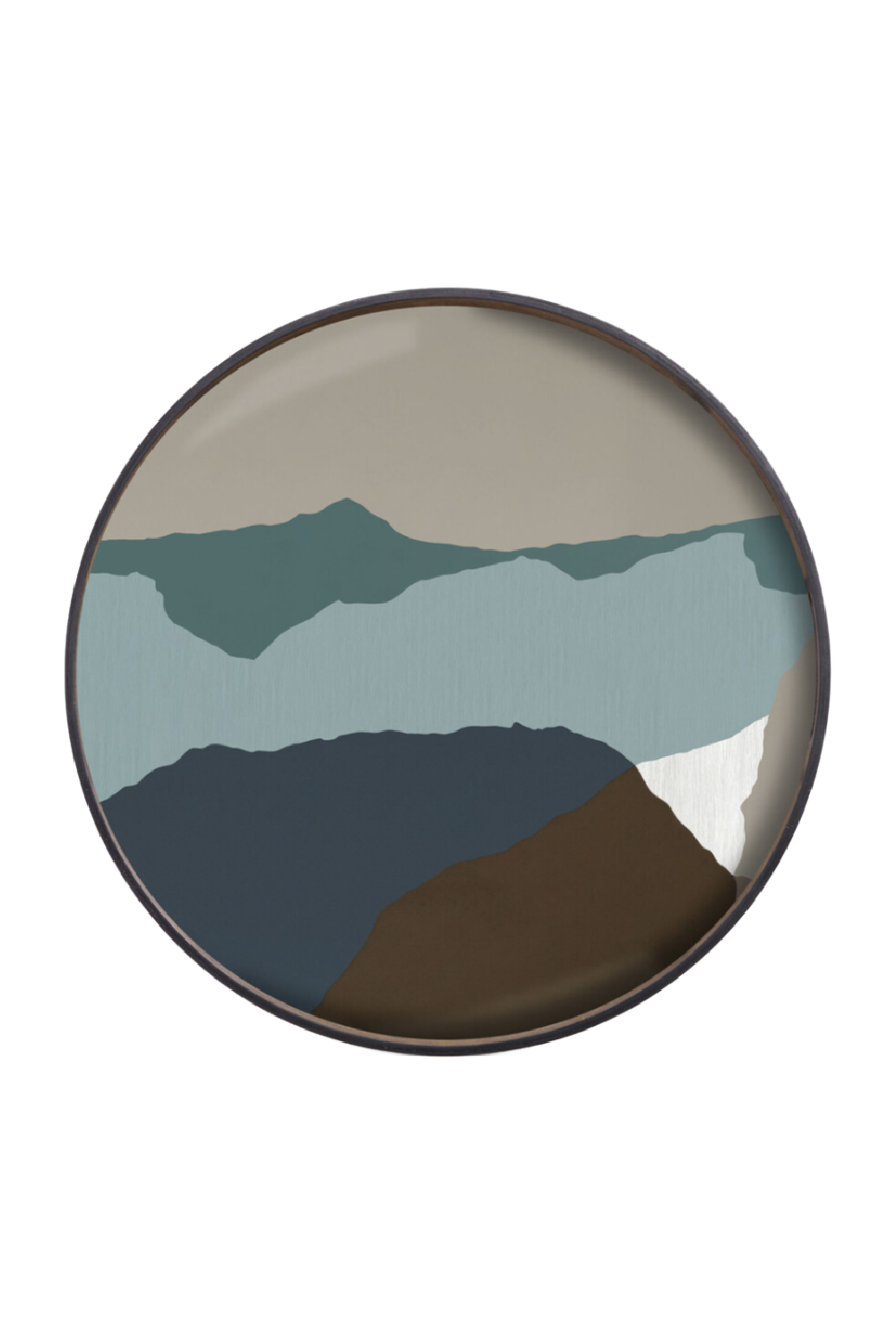   Wooden Rim Round Tray | Oroa.com