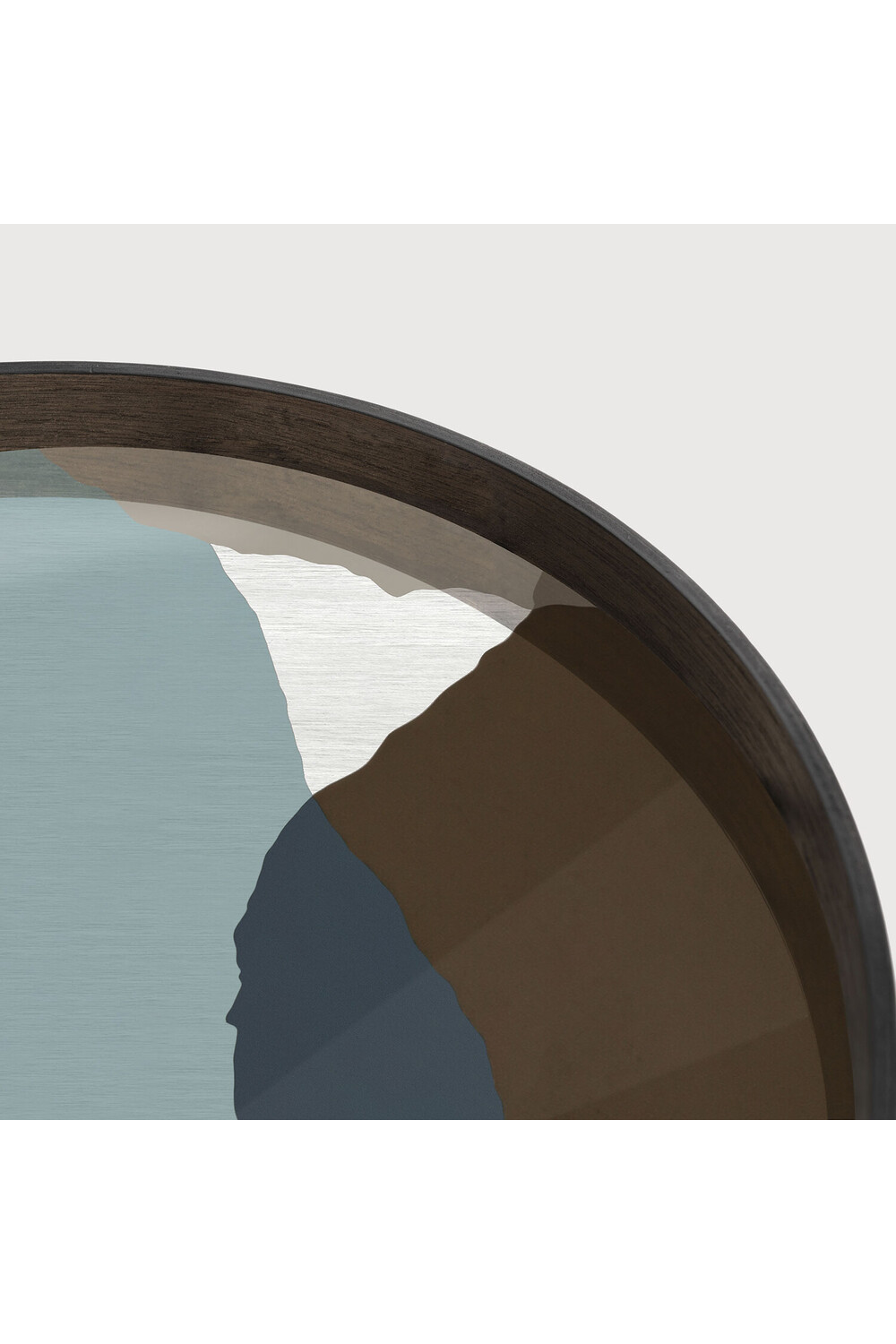   Wooden Rim Round Tray | Oroa.com