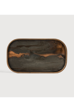   Hand-painted Glass Valet Tray | Oroa.com