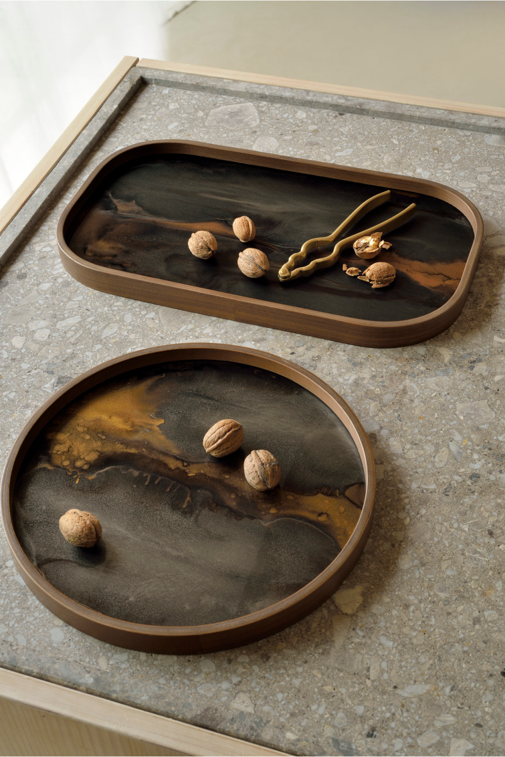   Hand-painted Glass Valet Tray | Oroa.com