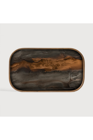   Hand-painted Glass Valet Tray | Oroa.com