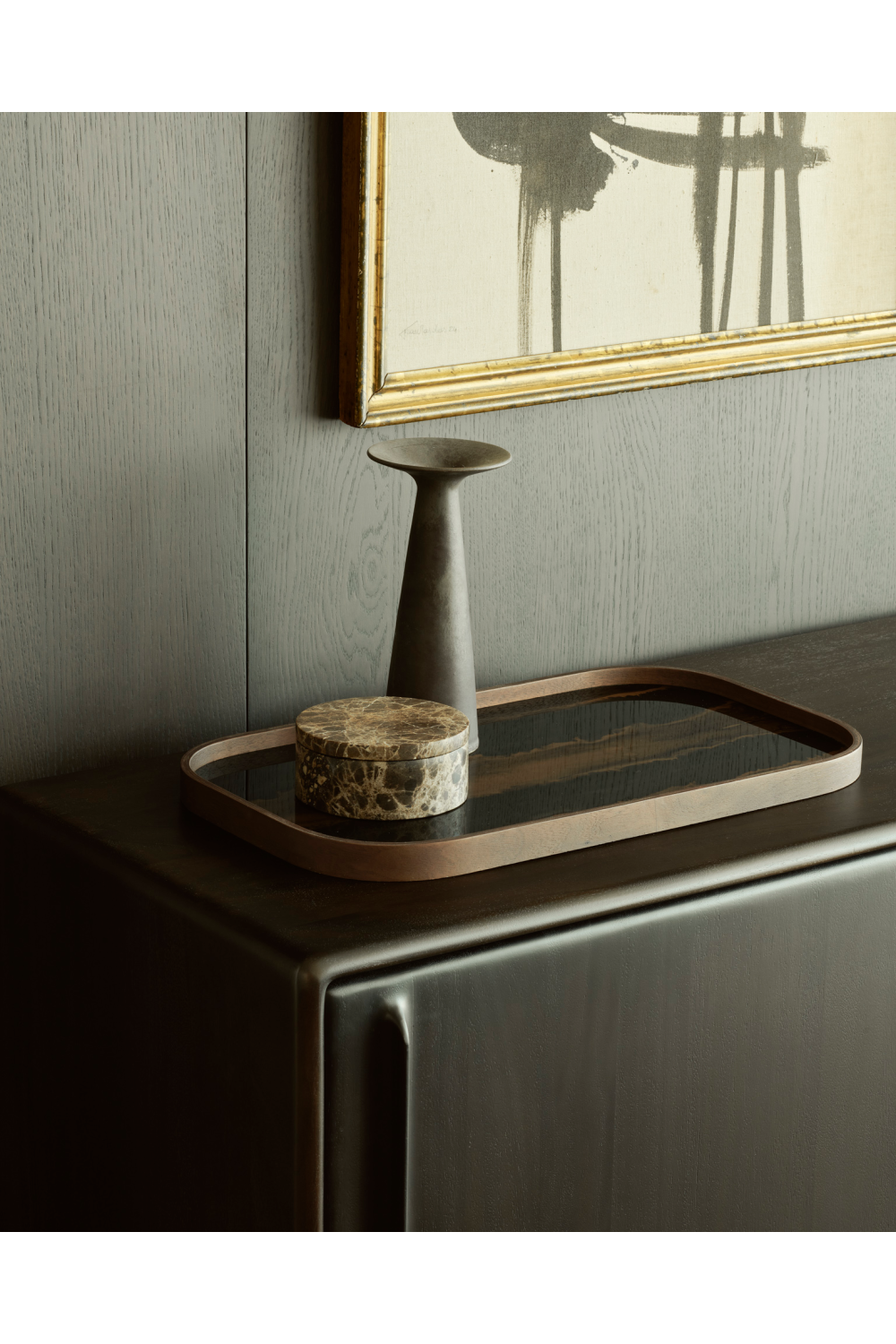   Hand-painted Glass Valet Tray | Oroa.com