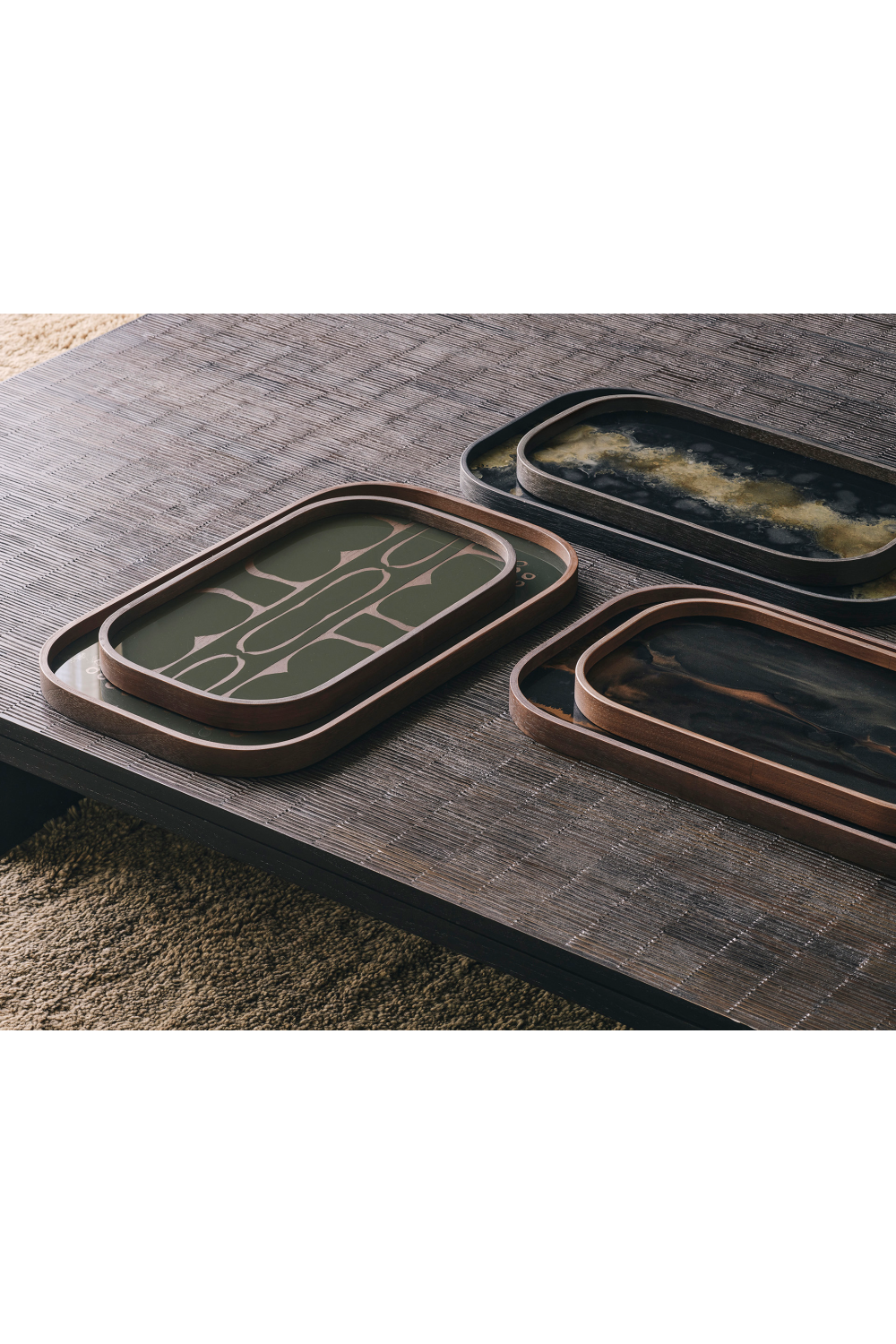   Hand-painted Glass Valet Tray | Oroa.com