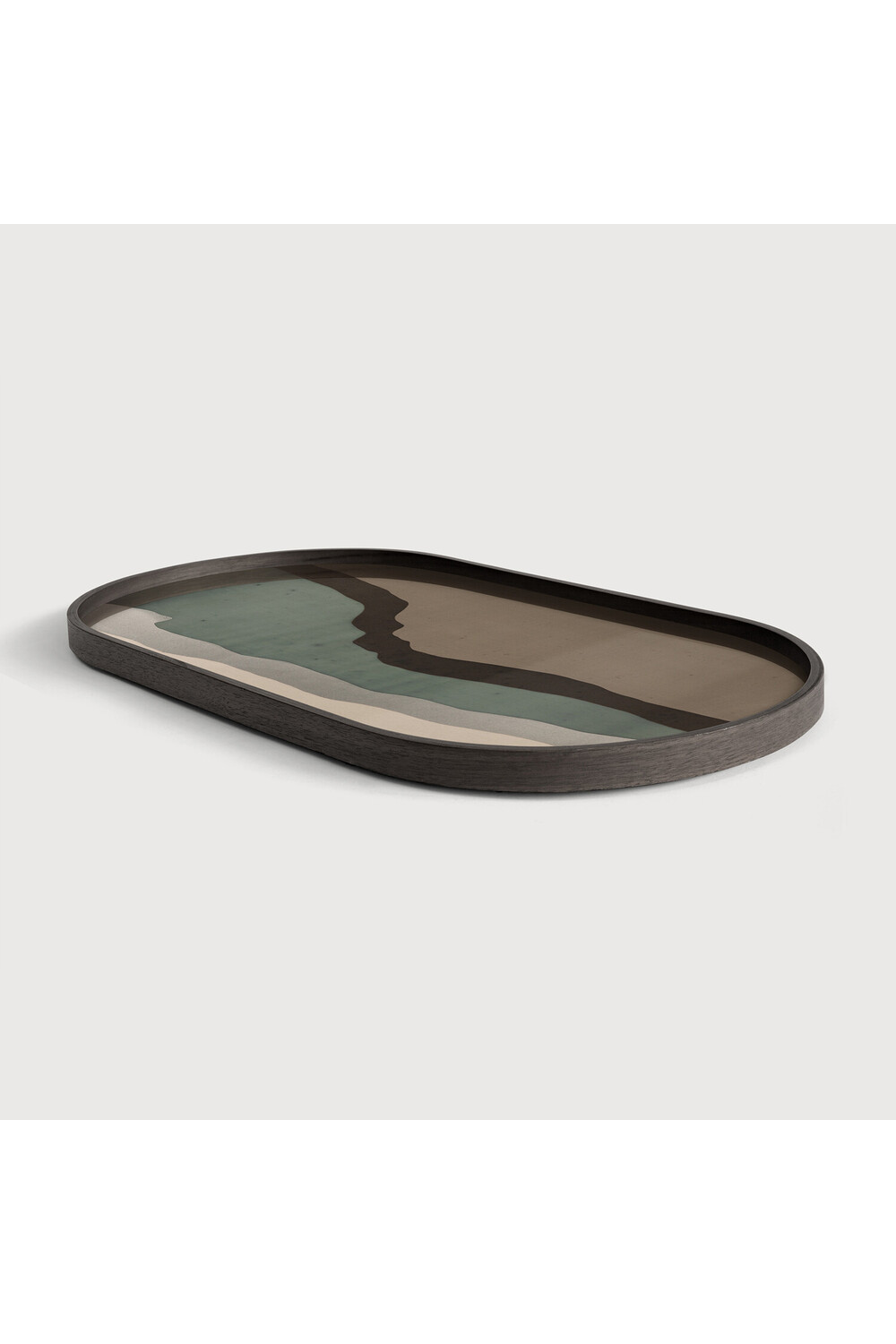   Oval Glass Tray | Oroa.com