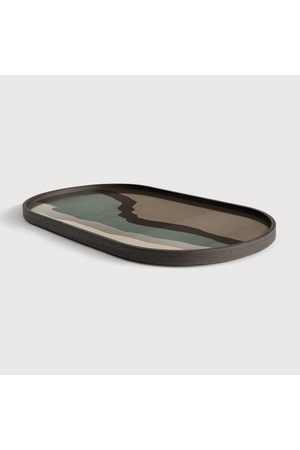   Oval Glass Tray | Oroa.com
