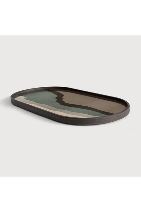   Oval Glass Tray | Oroa.com