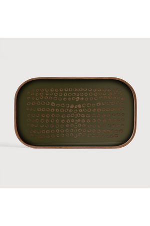   Hand-printed Glass Valet Tray | Oroa.com