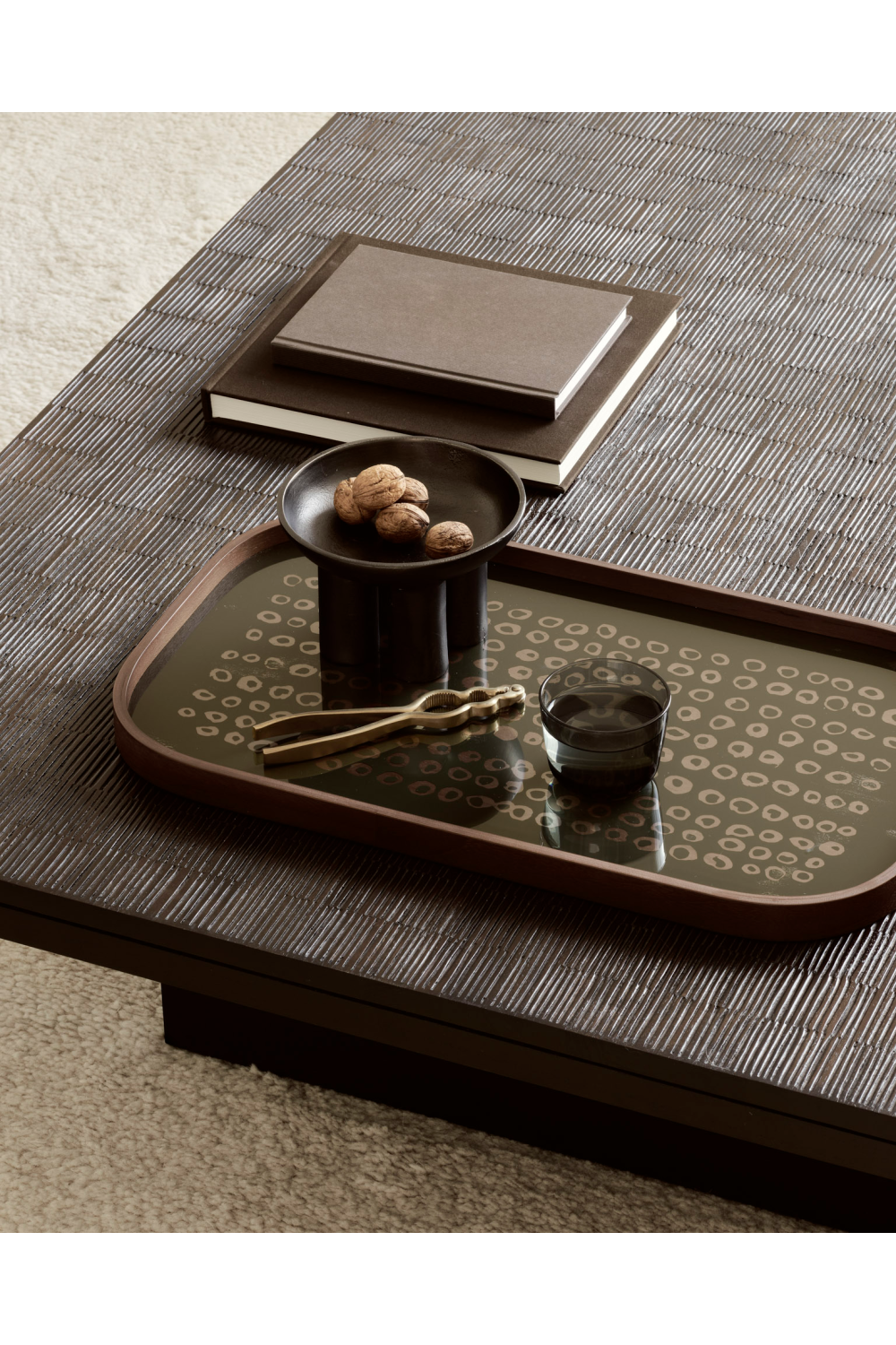   Hand-printed Glass Valet Tray | Oroa.com