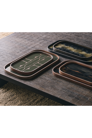   Hand-printed Glass Valet Tray | Oroa.com