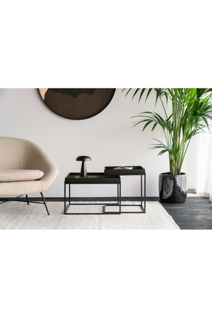   Black Nesting Coffee Tables (2) | Oroa.com