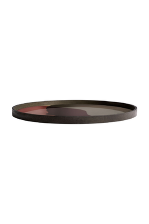   Printed Glass Round Tray | Oroa.com