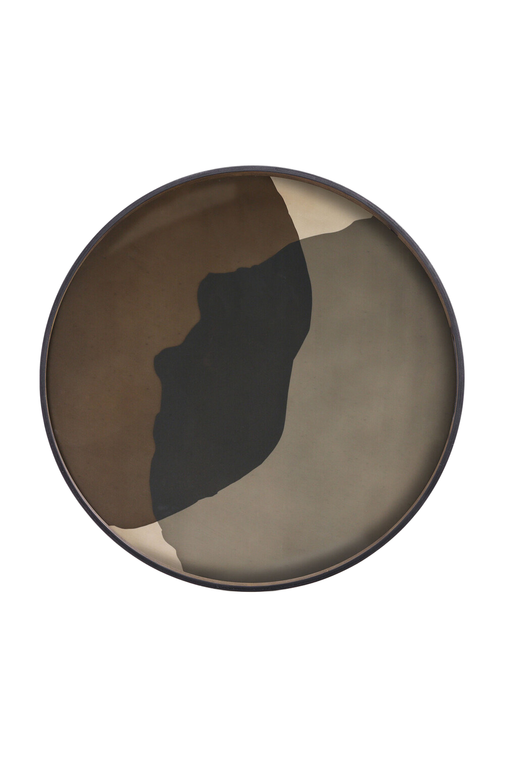   Printed Glass Round Tray | Oroa.com