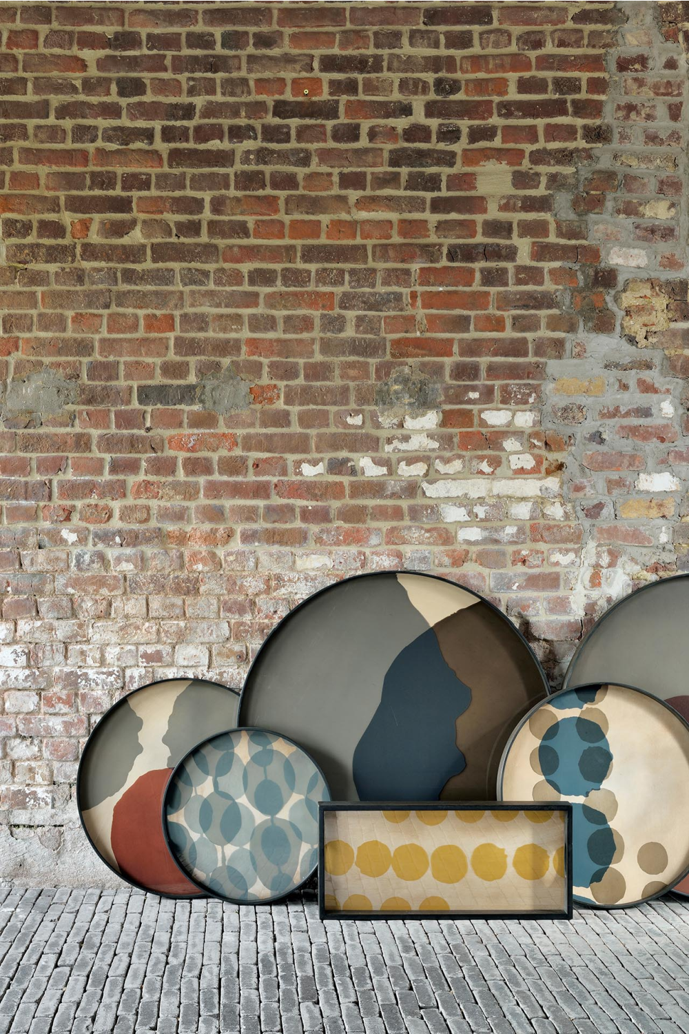   Printed Glass Round Tray | Oroa.com