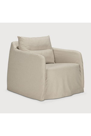   Linen Lounge Chair | Oroa.com