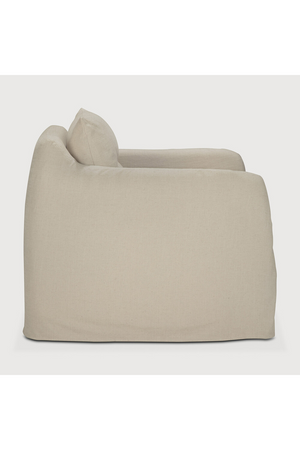   Linen Lounge Chair | Oroa.com
