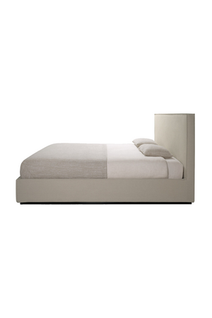   Modern Minimalist Linen Queen Bed | Oroa.com
