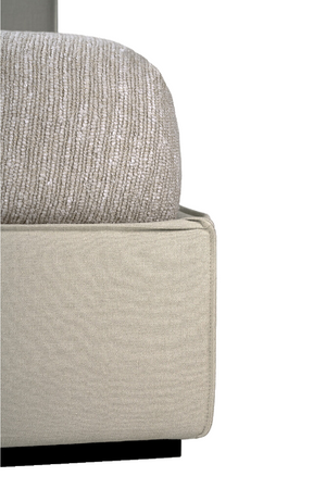   Modern Minimalist Linen Queen Bed | Oroa.com