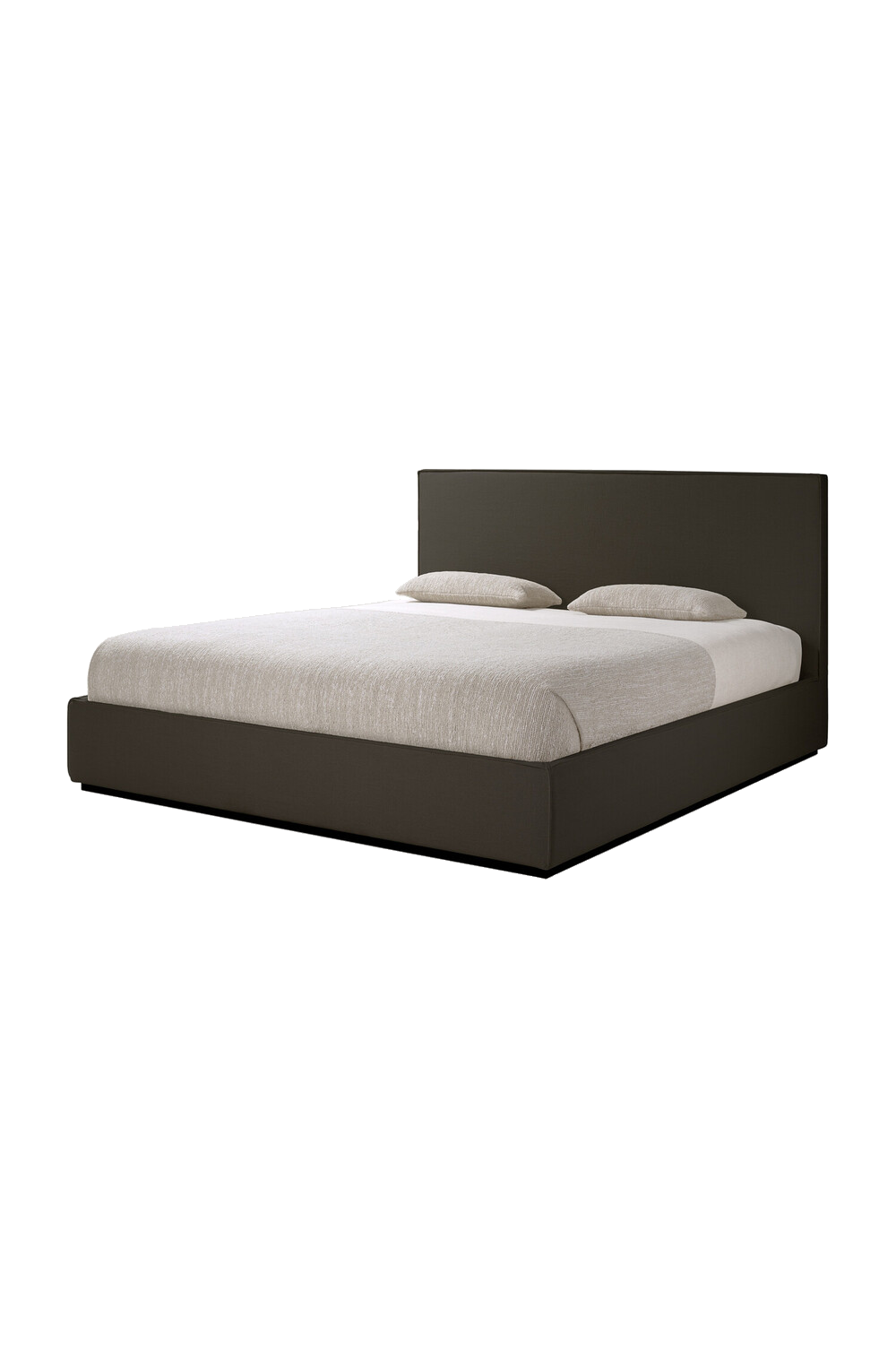   Modern Minimalist Linen Queen Bed | Oroa.com