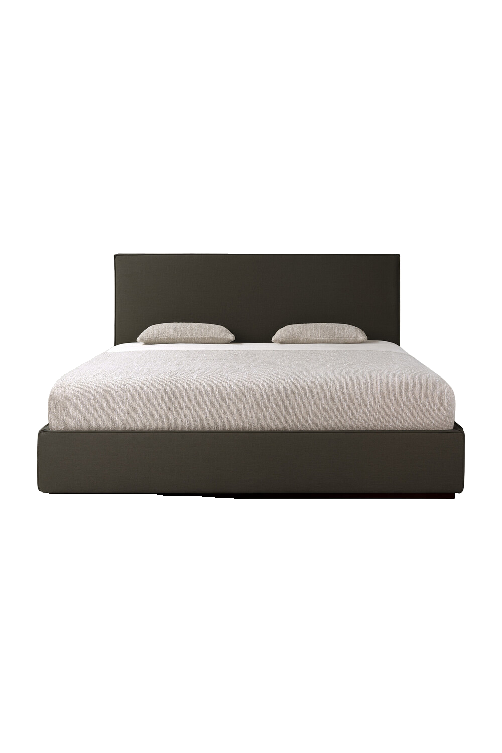   Modern Minimalist Linen Queen Bed | Oroa.com