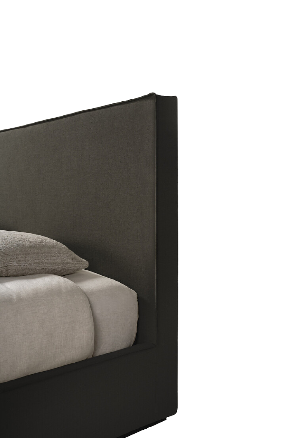   Modern Minimalist Linen Queen Bed | Oroa.com